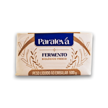 Fermento Biológico Fresco Paraleva Embalagem 500G