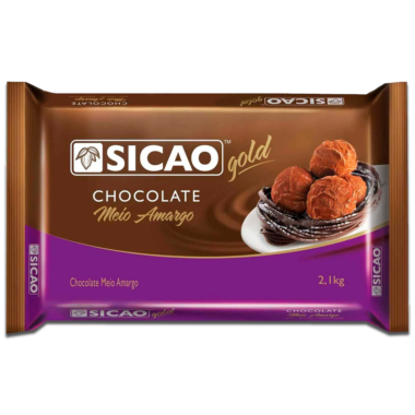 Chocolate Sicao Meio Amargo 2,1Kg