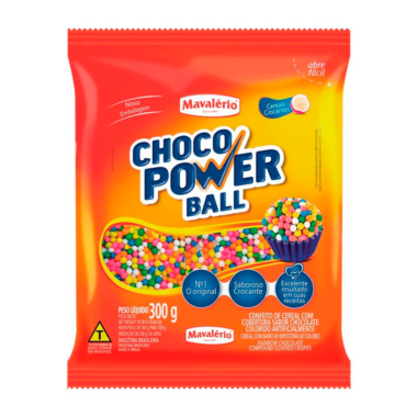 Crispies Micro Ball Colorido Mavalério 300g