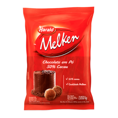 Harald Chocolate em Pó 50% Cacau 1,05kg